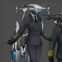 White drone woman/ Tinina