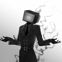 Black Tv man