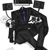large tv man