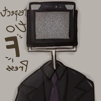 large tv man