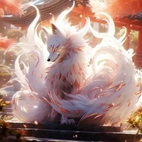 Cửu Vĩ Hồ (dạng thú của cô)