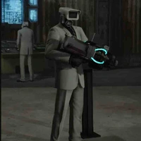 Scientist cameraman