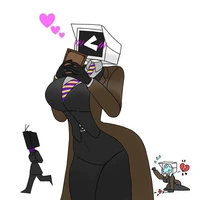 brown camerawoman