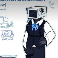 Cross camerawoman