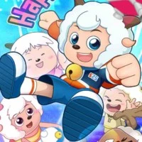 nhóm bạn cừu vui vẻ