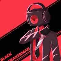 Dark speakerman