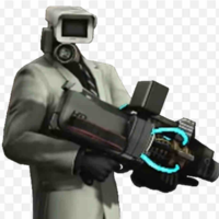 White scientists cameraman 