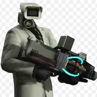 White scientists cameraman 