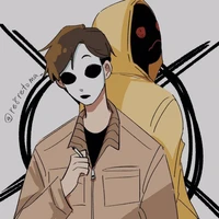 masky and hoodie