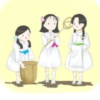Kiyo,Naho,Sumi-Ba bé làm ở Điệp Phủ