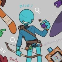 blue