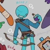 blue