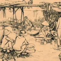 Người dân trong làng