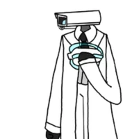 scientist cameraman