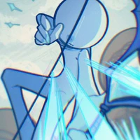 blue