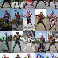 All kamen rider heisei