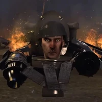 Soldier Laser Skibidi Toilet