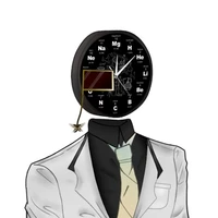 Scientist Chemistry Clock Man (trợ lí)