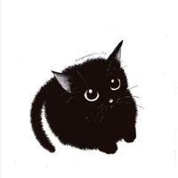 black phiên bản là con mèo