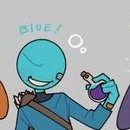 blue