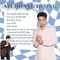 ALI HOÀNG DƯƠNG / Nguyễn ngọc hoàng /