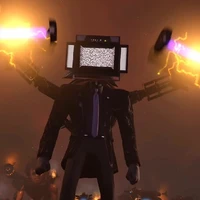Large Tv man