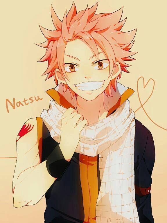 Natsu Dragneel '' I'm all fired up now! 